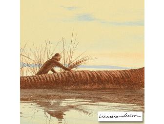 AAAA 'The Reed Gatherer' by William Nelson  COLLECTIBLE!!!!