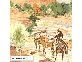 AAAA COLLECTIBLE!  OAK CREEK CANYON by Renowned Artist:  William Nelson!!  (ZINGER!!!)