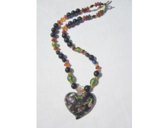 BJN 122 HAND CRAFTED  NECKLACE! 150 CTTW GEMSTONES!