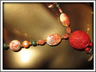 #34: 1/KIND GEMSTONE NECKLACE