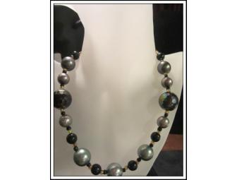 #40:  1/KIND GEMSTONE NECKLACE