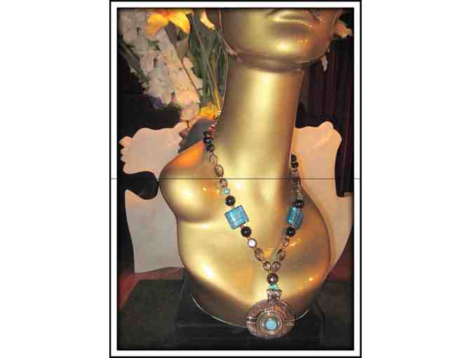 #46: 1/KIND GEMSTONE NECKLACE