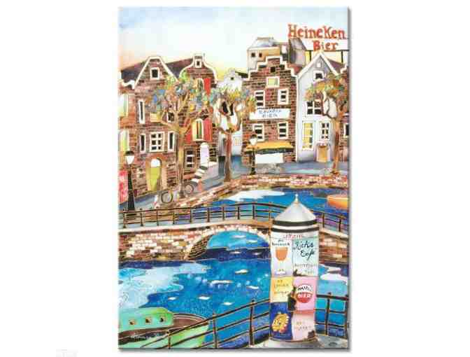 ***'Heineken Bier' LIMITED EDITION Giclee on Canvas by Renowned Artist Linnea Pergola!