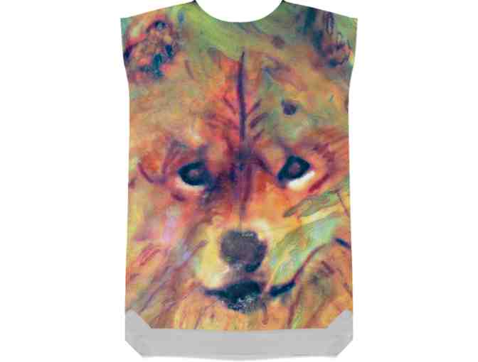 *'SILKY TENCEL SHIFT DRESS, ART-IFIED AND EXCLUSIVELY YOURS!':  'YEAR OF THE DOG' BY WBK