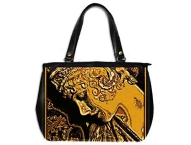 *'EXCLUSIVELY YOURS!':  CUSTOM MADE ART TOTE BAG!:  'ICONIC'