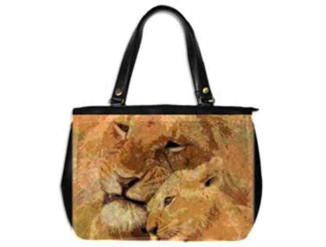 *'EXCLUSIVELY YOURS!':  CUSTOM MADE ART TOTE BAG!:  'MY LITTLE ONE' BY WBK