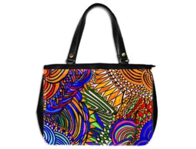 *'EXCLUSIVELY YOURS!':  CUSTOM MADE ART TOTE BAG:  'HOT FUN IN THE SUMMERTIME'
