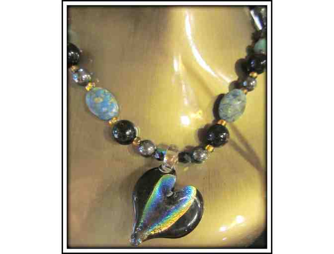 #22:  1/KIND GEMSTONE NECKLACE