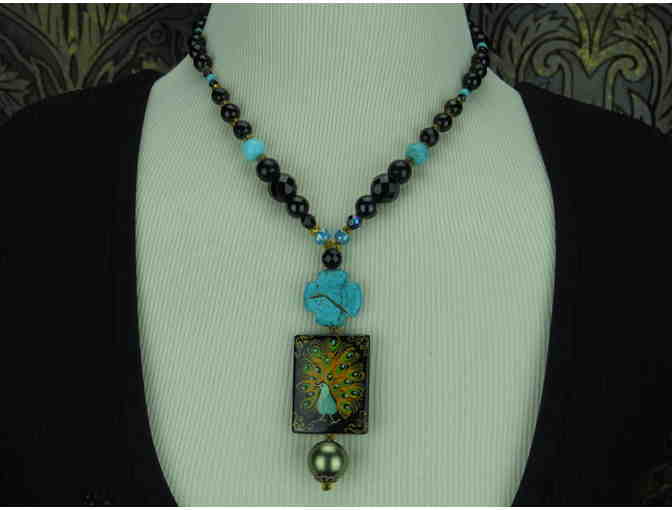 #38 by BeJeweled: 1/KIND HANDMADE NECKLACE FEATURES SEMI PRECIOUS GEMS! 'DELICATE'