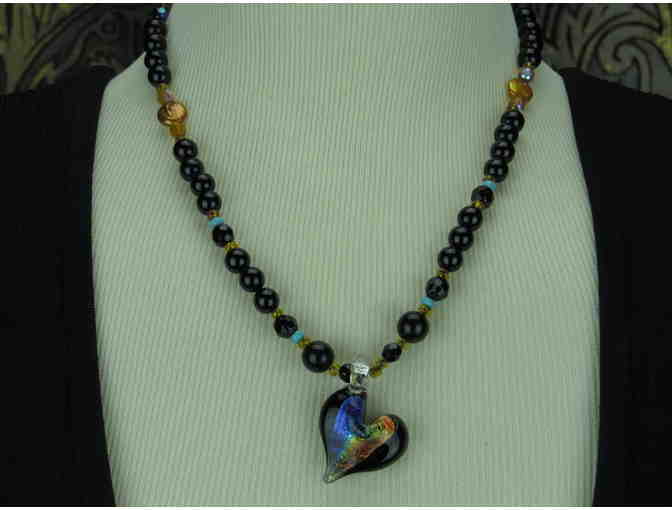 #83 by BeJeweled:  1/KIND HANDMADE NECKLACE FEATURES SEMI PRECIOUS GEMS! 'DELICATE'