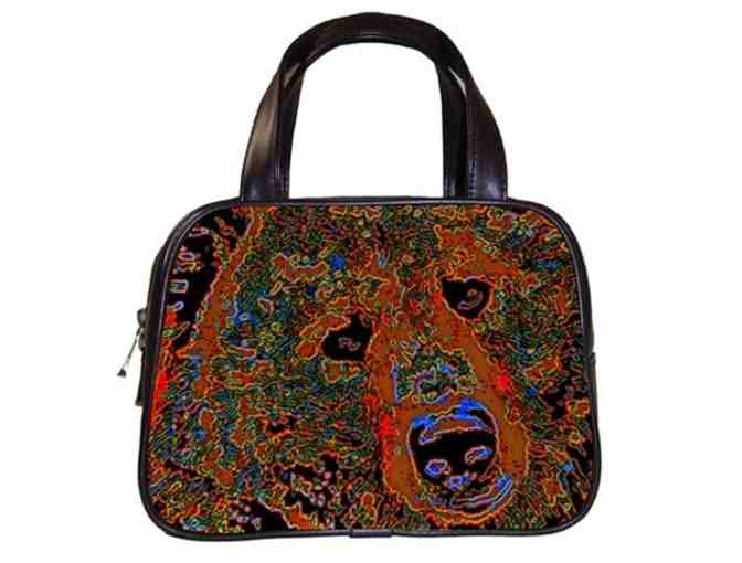 'BEAR':  Custom Made ART Hand Bag, Genuine Leather!