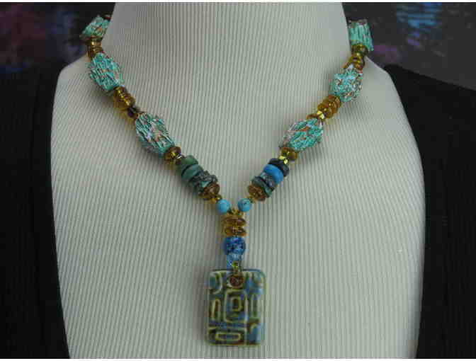 #177 by BeJeweled II : 1/KIND,   FAB FAUX NECKLACE