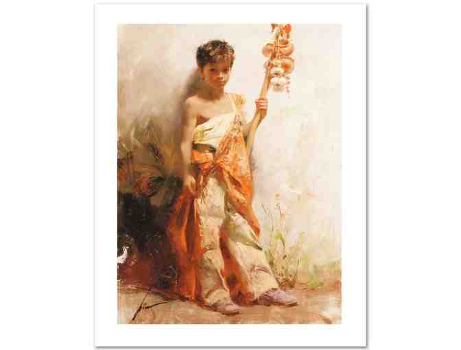 *'The Young Peddler' Limited Edition Giclee by Globally Renowned 'PINO' (1939-2010)!