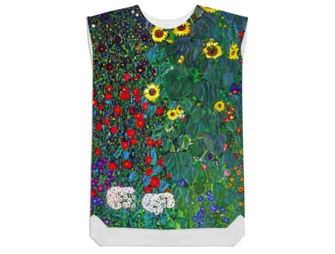 'GARDEN' BY GUSTAV KLIMT:  SILKY! VERSATILE! MUST POSSESS SHIFT DRESS!