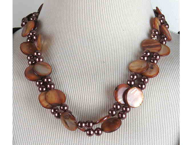 1/KIND FAB FAUX NECKLACE #528