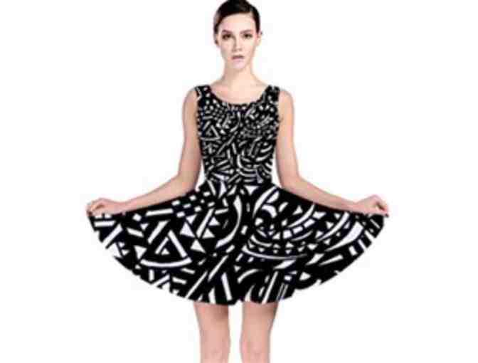 'BLACK AND WHITE' by WBK:  Adorable 'Skater' Dress!