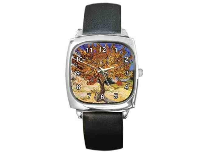 'Mulberry Tree' by VAN GOGH:   Leather ART WATCH !