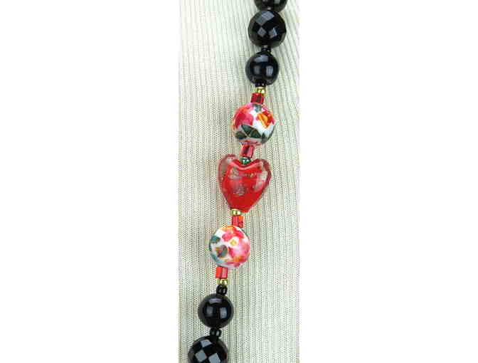 Heart Lovers Alert!: 1/KIND, Handcrafted GEMSTONE NECKLACE #268