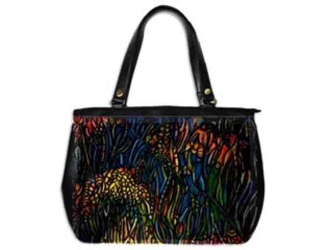 'FIELD OF DREAMS'! Leather Art Tote:  Custom Made IN THE USA! Exclusive To ART4GOOD