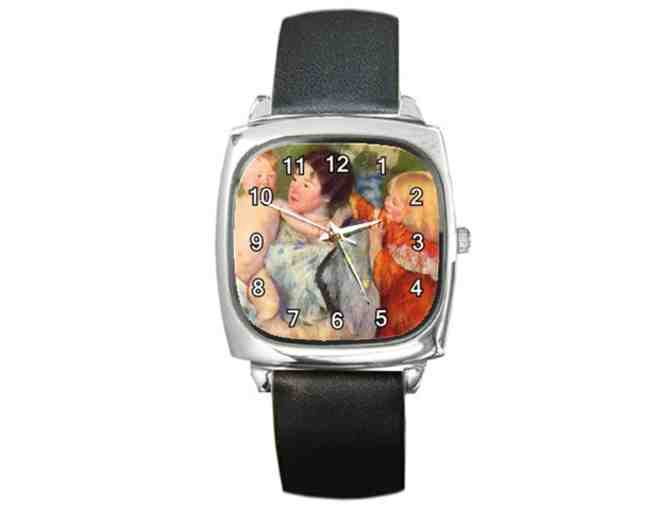 'After The Bath' by Mary CASSATT: Leather Band ART watch!