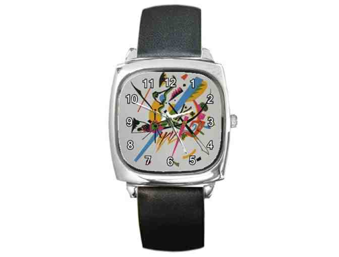 'Small Worlds' by KANDINSKY:  Leather Band ART WATCH !