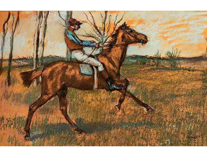 'The Jockey' by DEGAS:  Leather Band ART WATCH !