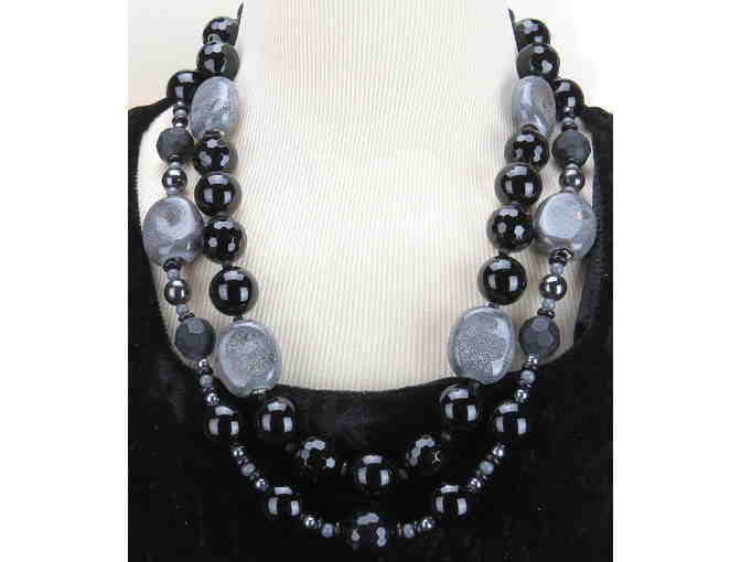 Make a Statement with this  1/KIND GEMSTONE NECKLACE #333