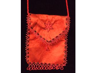 Beaded Red Evening Bag