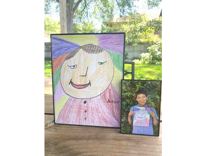 z Art by the children of El Amor de Patricia ~ 'SELF PORTRAIT' Made with Love by Jhony