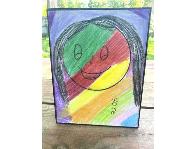 z Art by the children of El Amor de Patricia ~ 'SELF PORTRAIT' Made with Love by Rosita