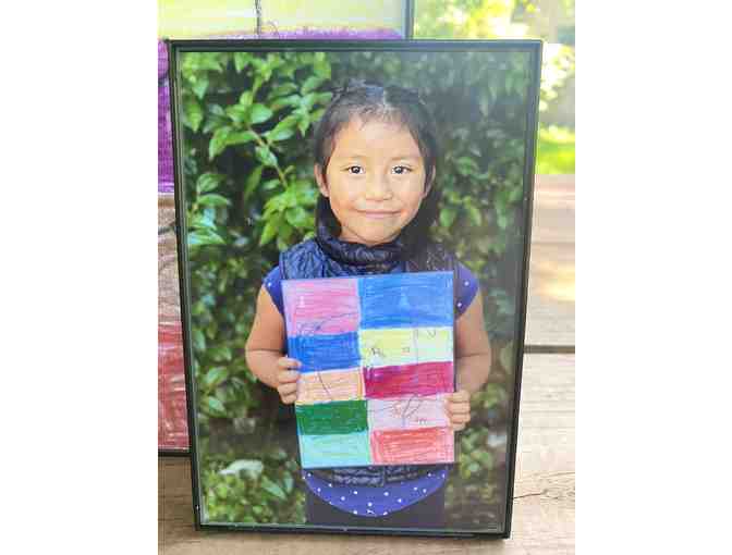 z Art by the children of El Amor de Patricia ~ 'SELF PORTRAIT' Made with Love by Naty