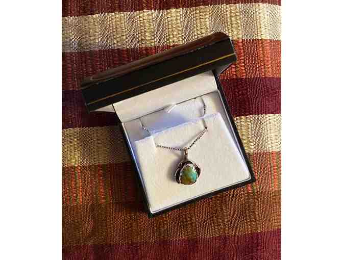 Sterling silver with Turquoise pendant necklace