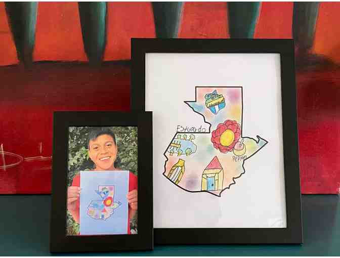 z Art by the children of El Amor de Patricia ~ 'Guatemala' Made with Love by Jhony