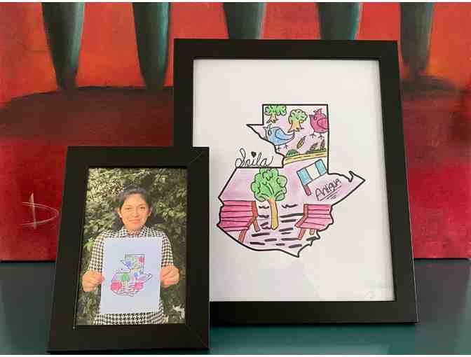 z Art by the children of El Amor de Patricia ~ 'Guatemala' Made with Love by Soila