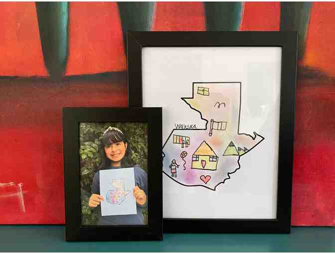 z Art by the children of El Amor de Patricia ~ 'Guatemala' Made with Love by Waleska