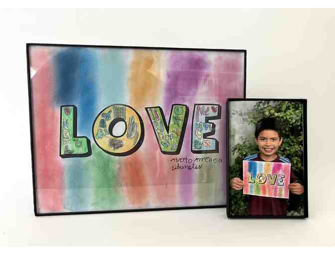 z Art by the children of El Amor de Patricia ~ 'Love' Made with Love by Alverto