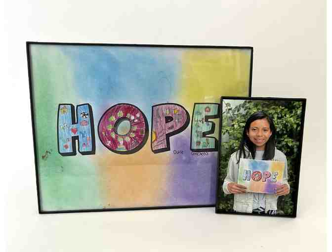 z Art by the children of El Amor de Patricia ~ 'Hope' Made with Love by Dulce