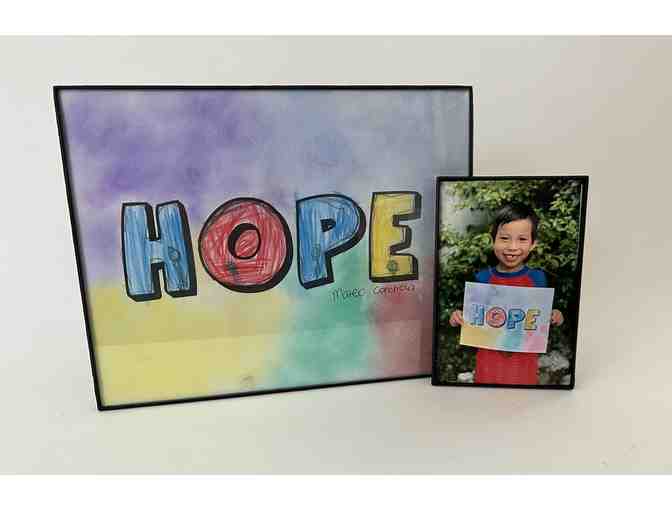 z Art by the children of El Amor de Patricia ~ 'Hope' Made with Love by Mateo