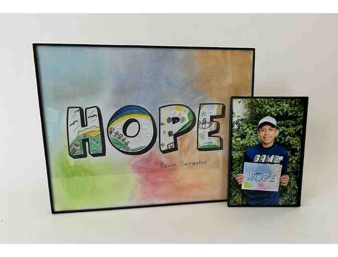 z Art by the children of El Amor de Patricia ~ 'Hope' Made with Love by Kevin