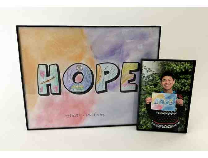 z Art by the children of El Amor de Patricia ~ 'Hope' Made with Love by Johny