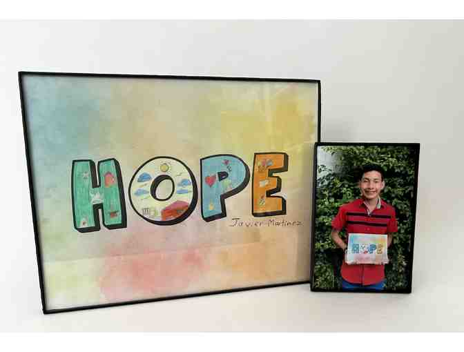 z Art by the children of El Amor de Patricia ~ 'Hope' Made with Love by Bryan