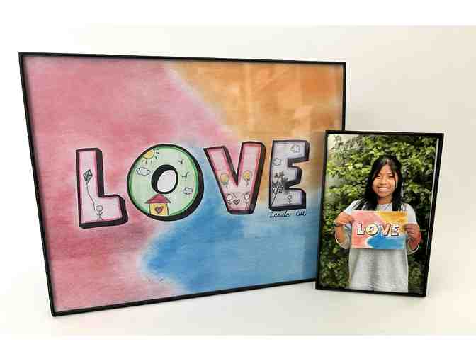 z Art by the children of El Amor de Patricia ~ 'Love' Made with Love by Daniela