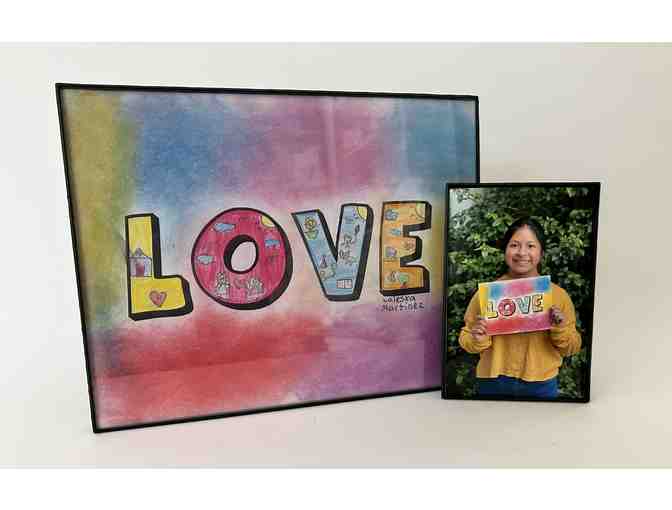 z Art by the children of El Amor de Patricia ~ 'Love' Made with Love by Waleska