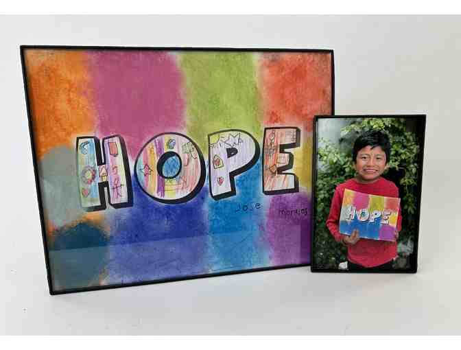 z Art by the children of El Amor de Patricia ~ 'Hope' Made with Love by Jose