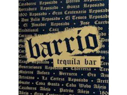 Barrio Tequila Bar - $100