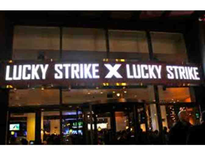 Lucky Strike party for EIGHT guests