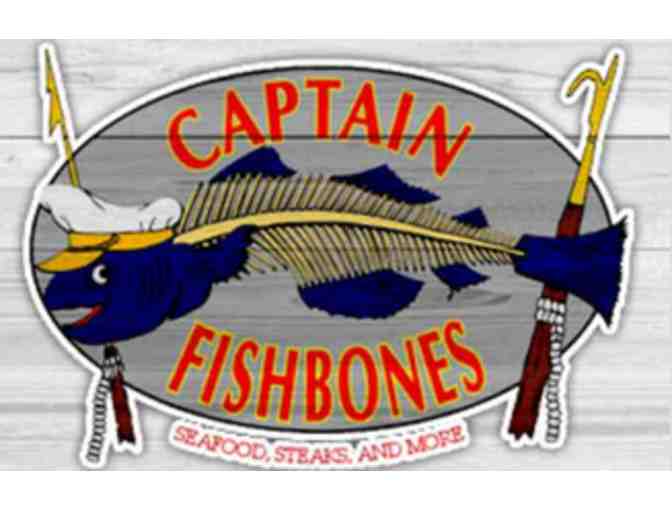 1 $50 Captain Fishbones Gift Card