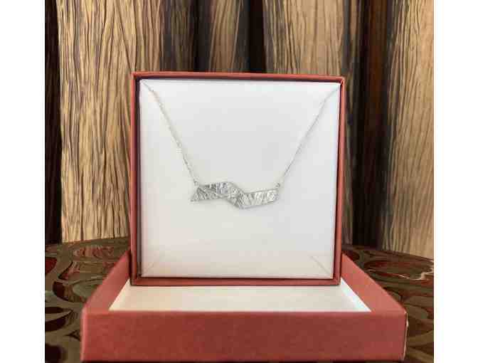 Handmade Sterling Silver Lightning Bolt Necklace - Photo 1