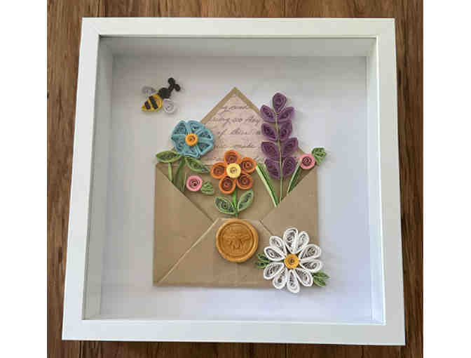 Flower Quilling Envelope in Shadow Box - Photo 1