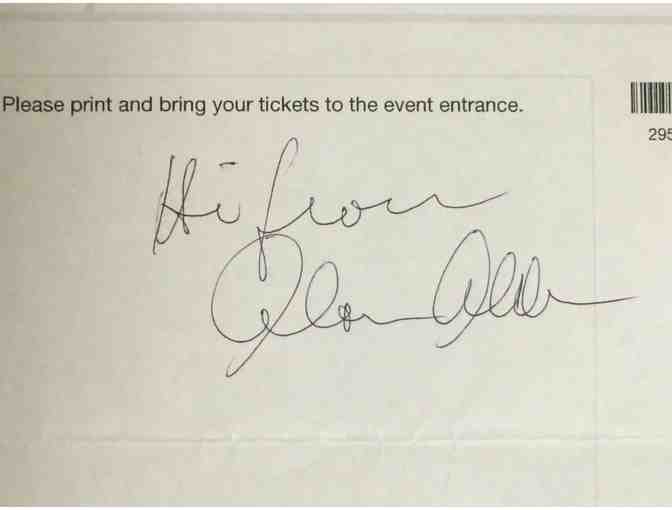 Legendary Actor Alan Alda's Autograph